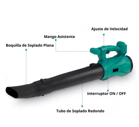 SOPLADOR DE HOJAS NOVYSTOR INALÁMBRICO / SECADOR DE AIRE ELÉCTRICO