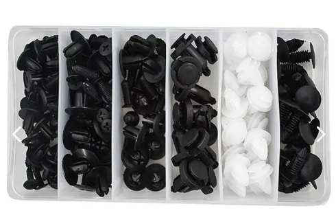 KIT 100 CLIP BROCHE RETENCION PLASTICO