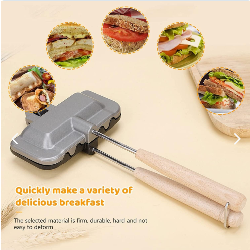 SARTEN DOBLE CARA PARA SANDWICHES