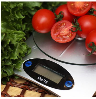 Báscula Digital para cocina con bandeja