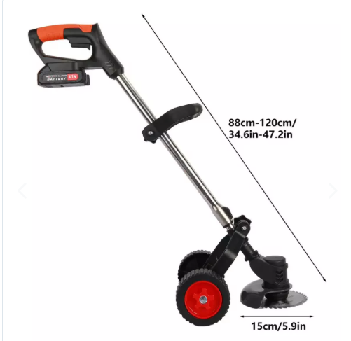 Cortadora Pasto Inalámbrica 48V 2Bateria