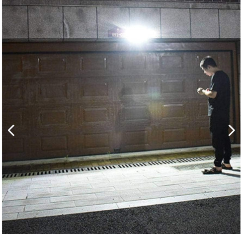 Doble Lampara Ancha LED Solar