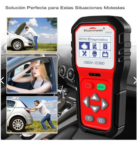 Escáner diagnóstico universal de autos